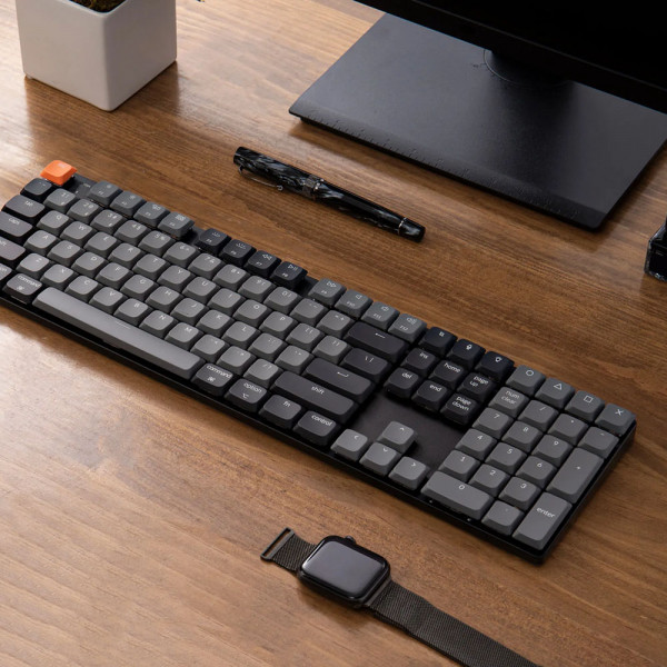 Keychron K5 QMK (Ver.2) Wireless White Backlight (Keychron Red Switch)